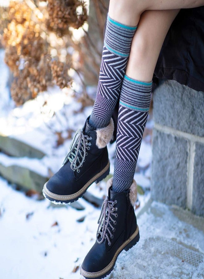 ja vie 76% Merino Wool Compression Socks 15-20mmHg Seamless Toe for Women & Men - Image 5